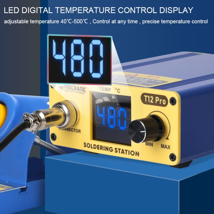 Chargez l&#39;image dans la visionneuse de la galerie, Mechanic T12 Pro Intelligent Anti-static Digital Heating Solder Station - Polar Tech Australia
