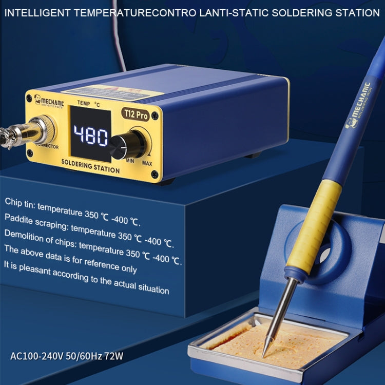 Chargez l&#39;image dans la visionneuse de la galerie, Mechanic T12 Pro Intelligent Anti-static Digital Heating Solder Station - Polar Tech Australia
