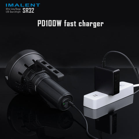 Cargue la imagen en el visor de la galería, [SR32] IMALENT Longest Throw Flashlight 120,000 Lumens , 2080 meters
