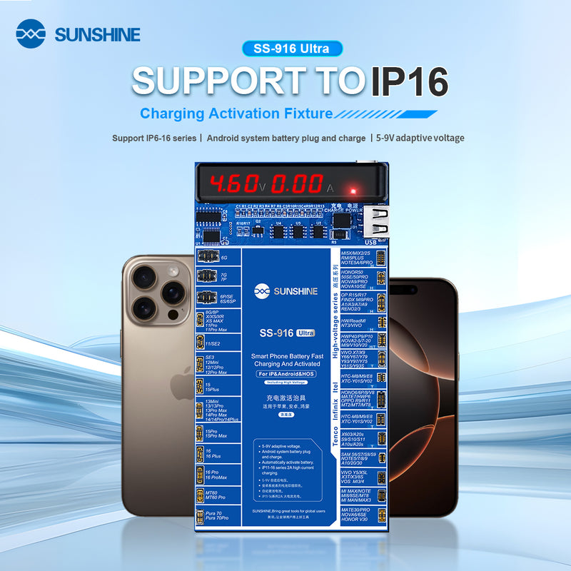 Load image into Gallery viewer, [SS-916 Ultra] SUNSHINE Charging Activation Board for iPhone &amp; Android Battery - Polar Tech Australia
