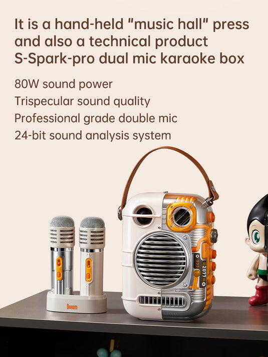 Divoom Spark-Pro Bluetooth Portable Speaker Karaoke Speaker Perfect Gift - Polar Tech Australia