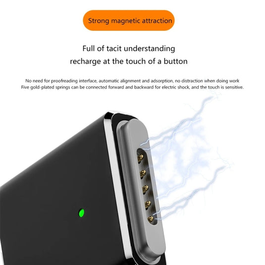 MacBook Magnetic Charging Adapter PD100W MagSafe 3 to Type-C Female - Polar Tech Australia