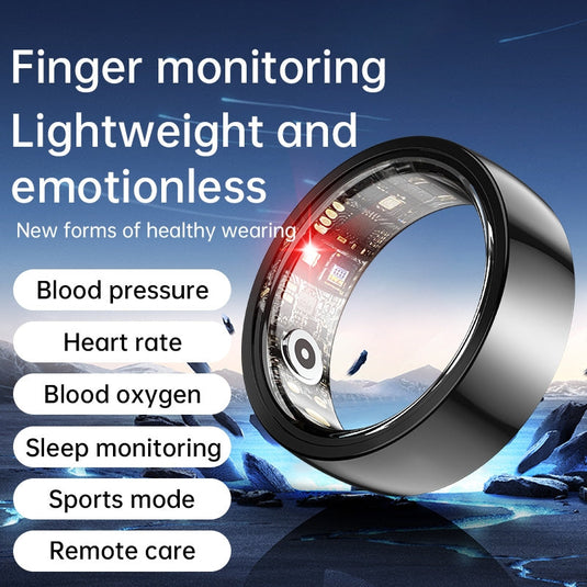 [Brand New] R1000 SIZE 13 Smart Ring, Support Heart Rate / Blood Oxygen / Sleep / Multiple Sports Modes - Polar Tech Australia
