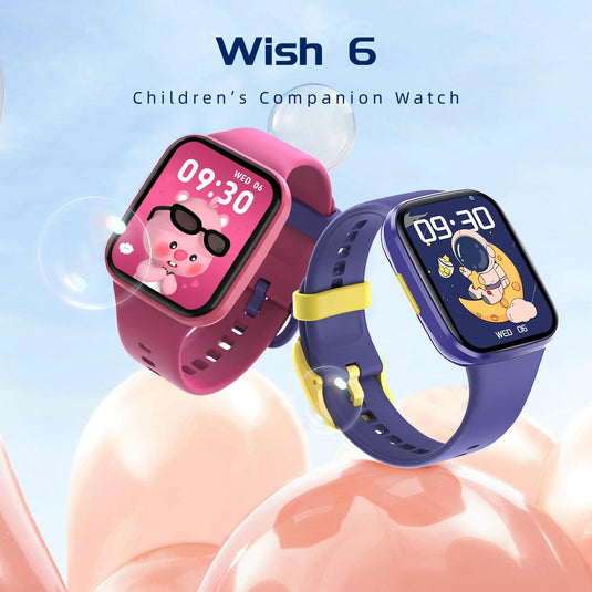 [Brand New] Wish 6 1.69 inch TFT Color Screen IP68 Waterproof Children Companion Smart Watch - Polar Tech Australia