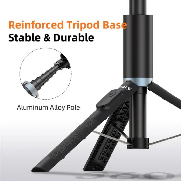 Load image into Gallery viewer, JMARY KT-259 360 Degree Rotating Phone Clip Retractable Selfie Stick Tripod - Polar Tech Australia
