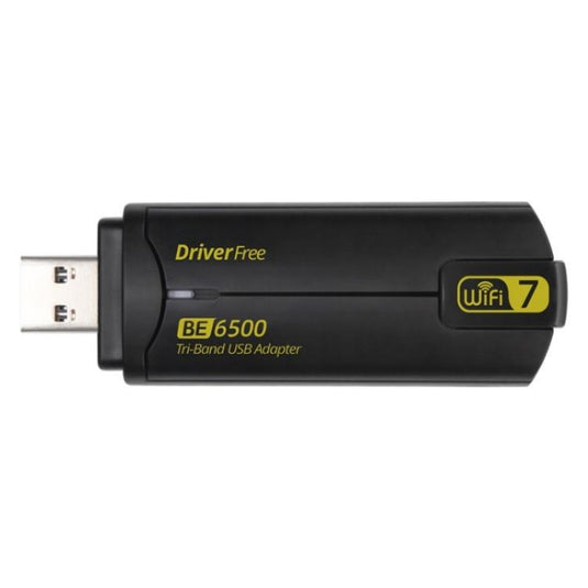 [BE6500] Tri-Band WiFi 7 Wireless Network Card 6500M USB 3.0 Adapter for PC - Polar Tech Australia