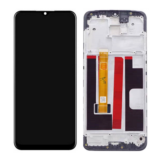 [With Frame] OPPO A5 2020 (CPH1931, CPH1933, CPH1935, CPH1959) - LCD Touch Digitiser Display Screen Assembly - Polar Tech Australia