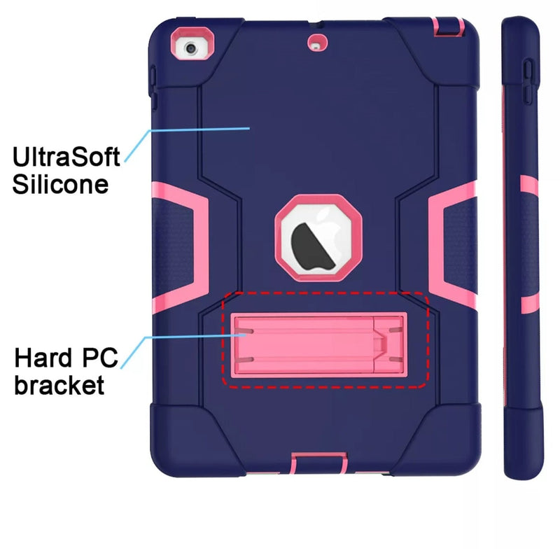 Chargez l&#39;image dans la visionneuse de la galerie, Apple iPad 2/3/4 Defender Heavy Duty Drop Proof Rugged Protective Stand Case - Polar Tech Australia
