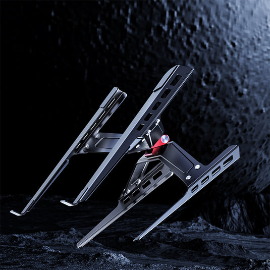 Laptop Stand Adjustable Laptop Holder Riser Carbon Steel Portable Notebook Stand - Polar Tech Australia
