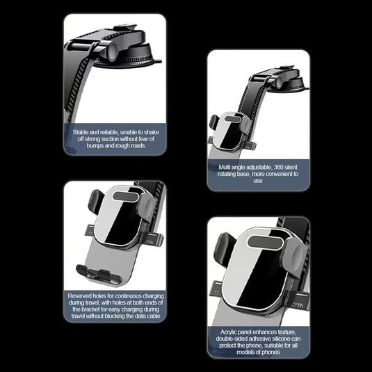 [RT-69B] Universal Dashboard Suction EASY LOCK Mobile Phone Holder
