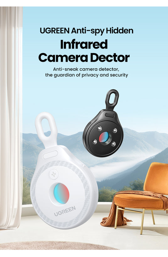 [LP793] UGREEN Camera Detector for Hidden Camera Security Protection Hotel Pinhole Lens Detect Gadget Anti-Peeping Candid Detector - Polar Tech Australia