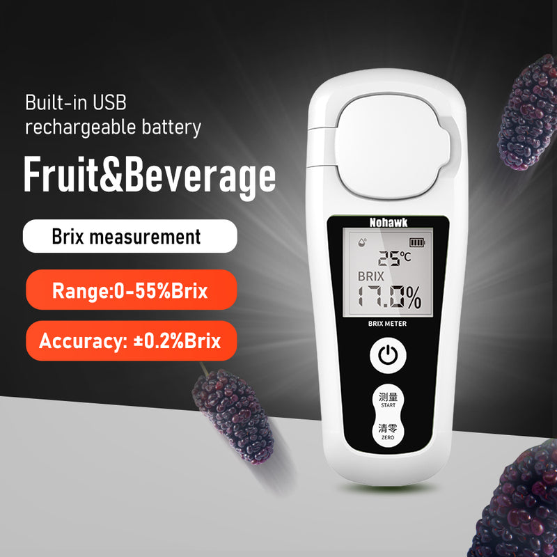 Load image into Gallery viewer, [BM-04s] Nohawk Automatic Digital Brix Refractometer Brix Meter Sugar Saccharometry Meter - Polar Tech Australia
