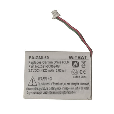 [361-00056-08] OEM Garmin Drive 60LM GPS - Replacement Battery Extra Capacity Version - Polar Tech Australia