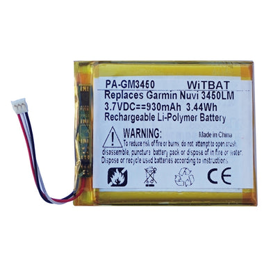 [361-00046-00&02&07] OEM Garmin GDR35/GDR43/GDR45/Nuvi 3400/Nuvi 3490LMT/Nuvi 3450LM/Nuvi 3450/Nuvi 3450M/Nuvi 3550LM - Replacement Battery Extra Capacity Version - Polar Tech Australia