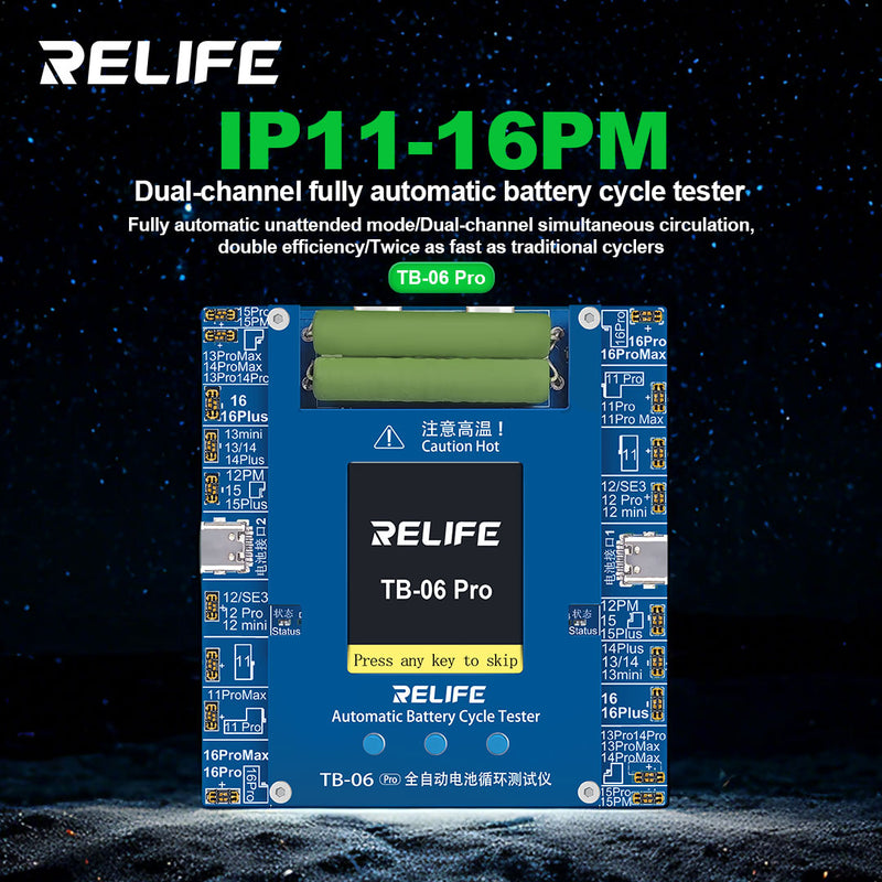 Chargez l&#39;image dans la visionneuse de la galerie, [TB-06 Pro] RELIFE Dual-Channel Automatic Battery Cycle Tester - Polar Tech Australia
