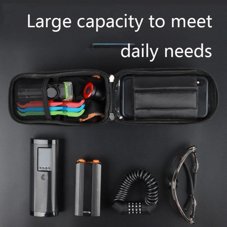 Cargue la imagen en el visor de la galería, WEST BIKING YP0707235 Mountain Bike Front Beam Bag Waterproof Mobile Phone Bicycle Bag Hard Shell Reflective Bag Riding Equipment - Polar Tech Australia

