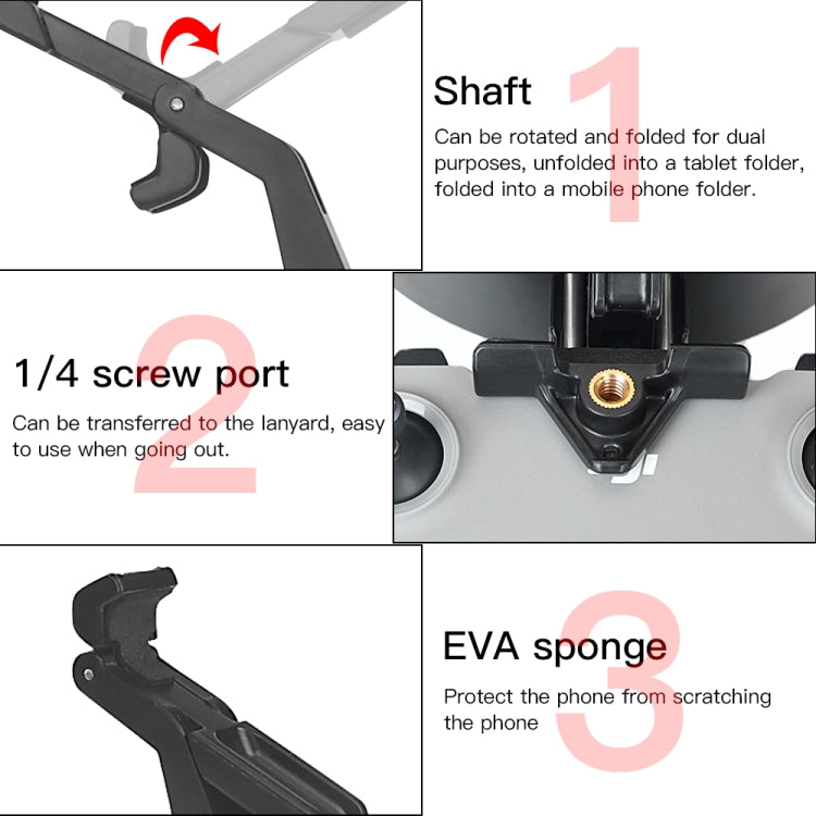 Cargue la imagen en el visor de la galería, RCSTQ Remote Control Phone Tablet Bracket for DJI Mavic 3/Mini 2/Mini 3 Pro
