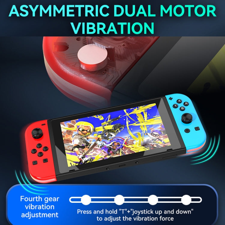 Chargez l&#39;image dans la visionneuse de la galerie, JOY-02 Gaming Left And Right Handle With RGB Lights Body Feel Bluetooth Gamepad For Switch / Switch OLED / Switch Pro / Switch Lite / Switch Joycon - Polar Tech Australia
