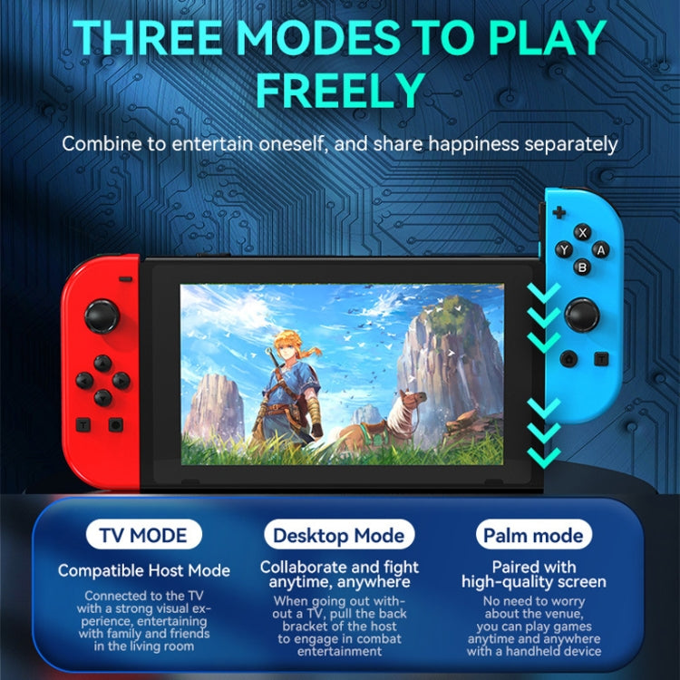 Chargez l&#39;image dans la visionneuse de la galerie, JOY-02 Gaming Left And Right Handle With RGB Lights Body Feel Bluetooth Gamepad For Switch / Switch OLED / Switch Pro / Switch Lite / Switch Joycon - Polar Tech Australia
