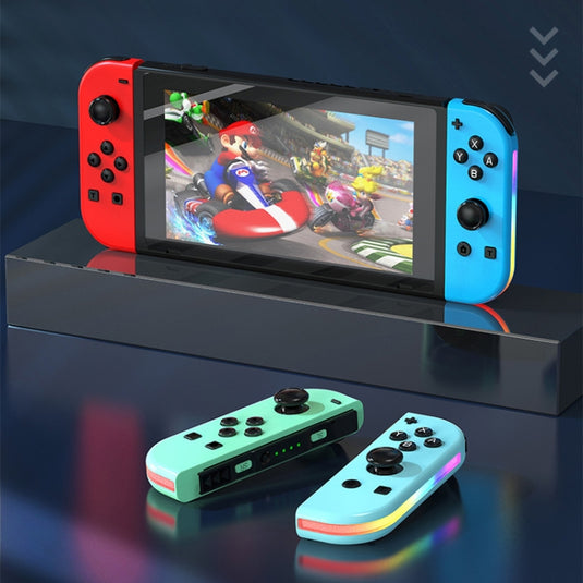 JOY-02 Gaming Left And Right Handle With RGB Lights Body Feel Bluetooth Gamepad For Switch / Switch OLED / Switch Pro / Switch Lite / Switch Joycon - Polar Tech Australia