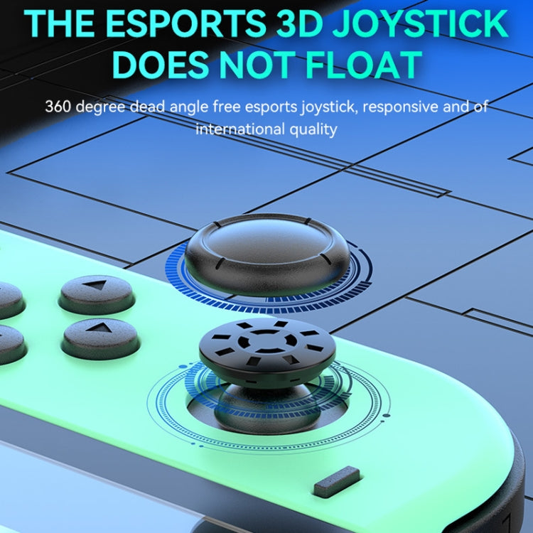 Chargez l&#39;image dans la visionneuse de la galerie, JOY-02 Gaming Left And Right Handle With RGB Lights Body Feel Bluetooth Gamepad For Switch / Switch OLED / Switch Pro / Switch Lite / Switch Joycon - Polar Tech Australia
