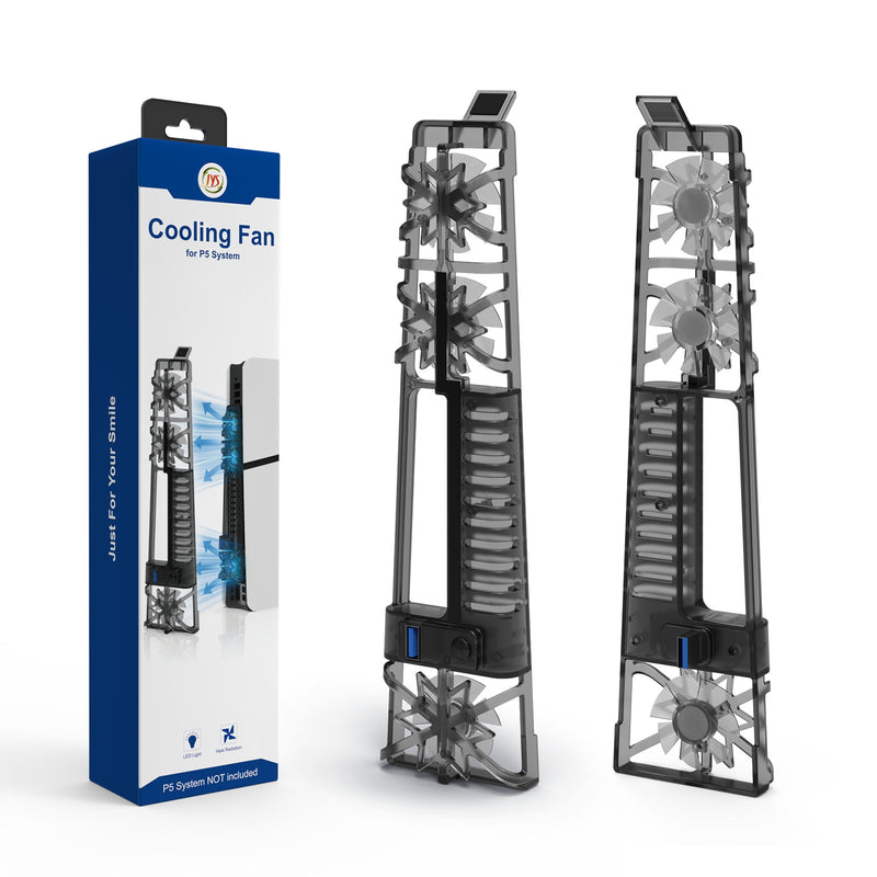 Chargez l&#39;image dans la visionneuse de la galerie, PS5 Slim Host Optical Drive / Digital Version Universal With RGB Colorful Light Cooling Fan - Polar Tech Australia
