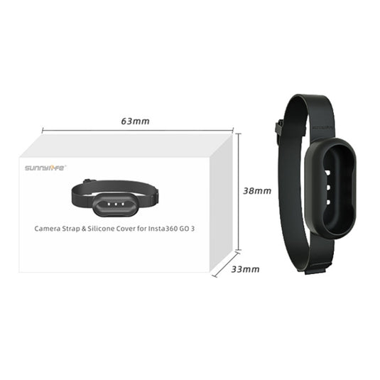 Insta360 GO 3 / 3S Camera Silicone Case Wristband Bicycle Strap Expanding Accessories - Polar Tech Australia