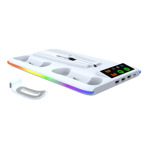Cargue la imagen en el visor de la galería, PS5 Slim / PS5 iplay HA-8008 Cooling Bracket Headphone Organiser Grip Holder Charger - Polar Tech Australia
