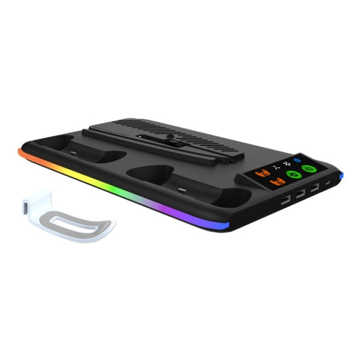 Cargue la imagen en el visor de la galería, PS5 Slim / PS5 iplay HA-8008 Cooling Bracket Headphone Organiser Grip Holder Charger - Polar Tech Australia
