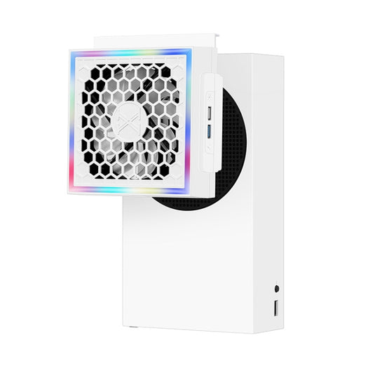 XBOX Series S Console Side-mounted Cooling Fan RGB Color Light Radiator - Polar Tech Australia