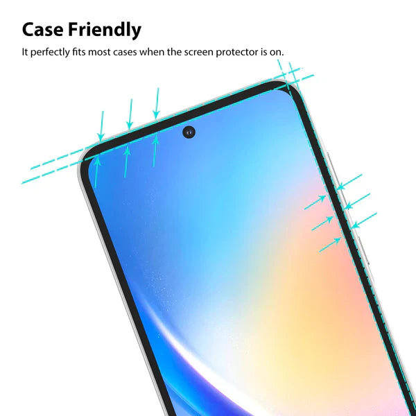 Load image into Gallery viewer, Samsung Galaxy A35 5G &amp; A55 5G Full Covered Tempered Glass Screen Protector - Polar Tech Australia
