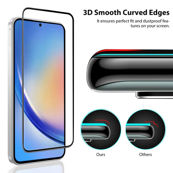 Load image into Gallery viewer, Samsung Galaxy A35 5G &amp; A55 5G Full Covered Tempered Glass Screen Protector - Polar Tech Australia
