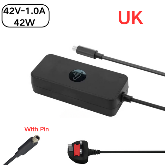 [42W/42V-1.0A] Original Genuine Segway Ninebot ES1 ES2 ES4 MAX G30 F20A F25 F30 F40 Series - Scooter Charger