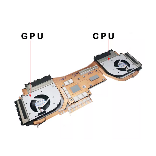 MSI 1831 Stealth 18 HX AI A2XW Series - Laptop CPU & GPU Cooling Fan Cooler