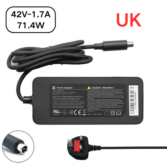 [71.4W/42V-1.7A] Original Genuine Mi XIAOMI 1S / LITE / PRO / PRO 2 / 4 Pro Series - Electric Scooter Charger