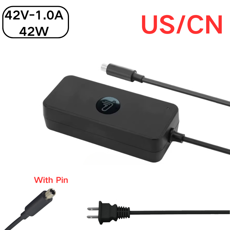 Cargue la imagen en el visor de la galería, [42W/42V-1.0A] Original Genuine Segway Ninebot ES1 ES2 ES4 MAX G30 F20A F25 F30 F40 Series - Scooter Charger
