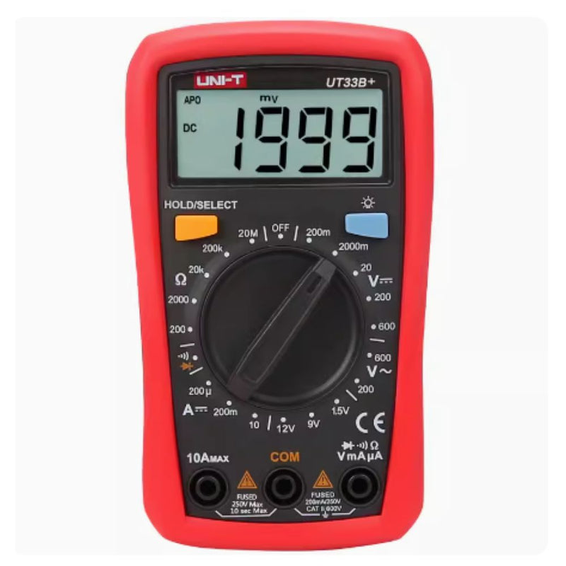 Load image into Gallery viewer, [UT33B+] UNI-T  Palm Size Multimeter AC/DC Voltage - Polar Tech Australia
