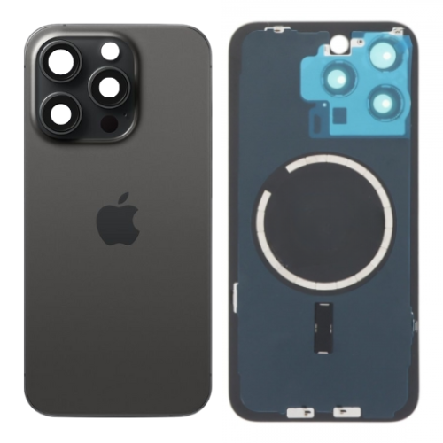 Load image into Gallery viewer, [Assembly] Apple iPhone 15 Pro Max - Back Rear Replacement Glass Panel With Camera Lens &amp; Magsafe Magnet Ring - Polar Tech Australia
