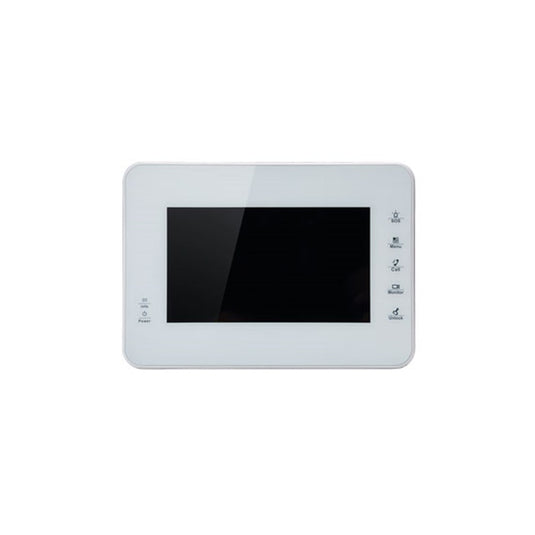 [DHI-VTH1560BW] Dahua IP Indoor 7inch Residential/Apartment Intercom Touch Screen Monitor White Requires VTNS1060AA or 12VDC Connection - Polar Tech Australia