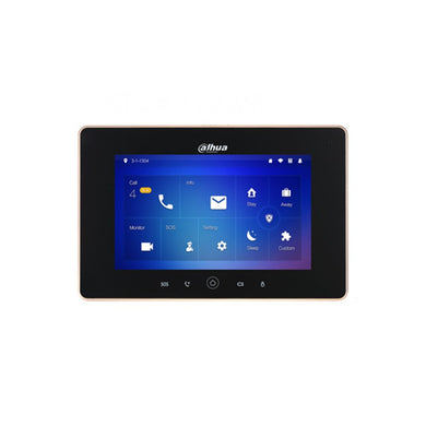 [VTH5221D] Dahua IP WIFI Wireless Intercom System Villa Indoor Monitor 7 Inch Touch Screen PoE BLACK - Polar Tech Australia