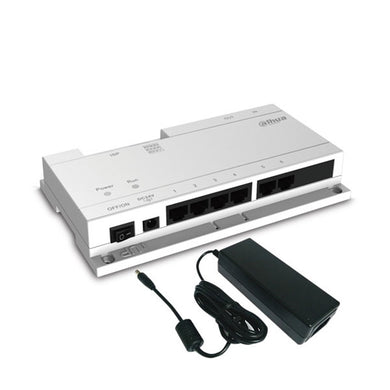 Dahua IP Intercom 6 Port PoE Switch (Power Supply Included) - Polar Tech Australia