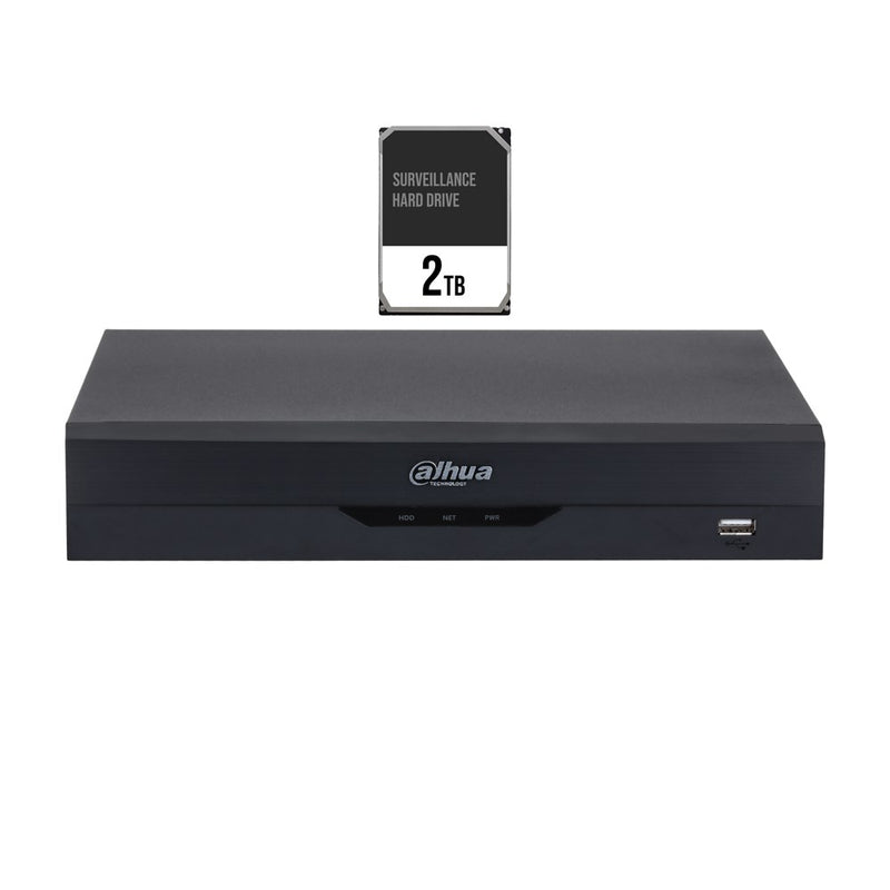 Chargez l&#39;image dans la visionneuse de la galerie, [XVR5108HS-4KL-I3/2TB] Dahua WizSense Series Penta-Brid 8 Channel XVR 1 HDD Bay installed with 2TB HDD
