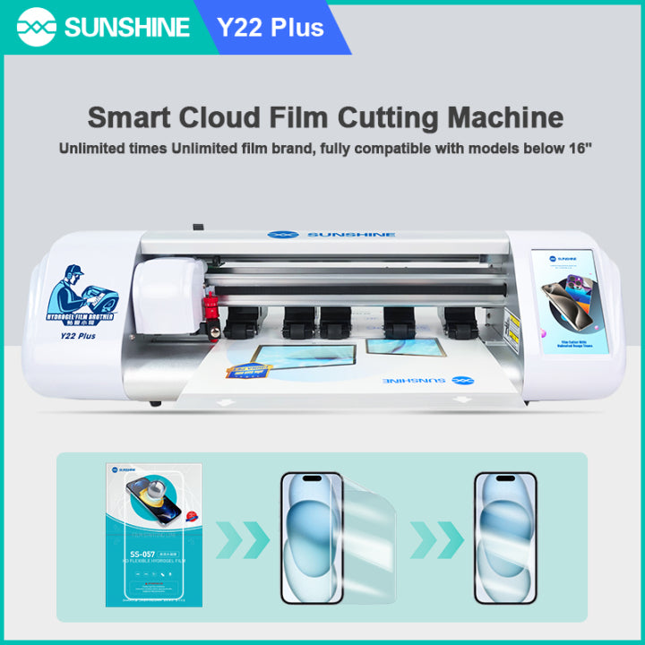 Load image into Gallery viewer, [Y22 Plus] Sunshine Universal Unlimited Mobile Phone/Tablet/Smart Watch Screen Protector Cutting Machine - Polar Tech Australia
