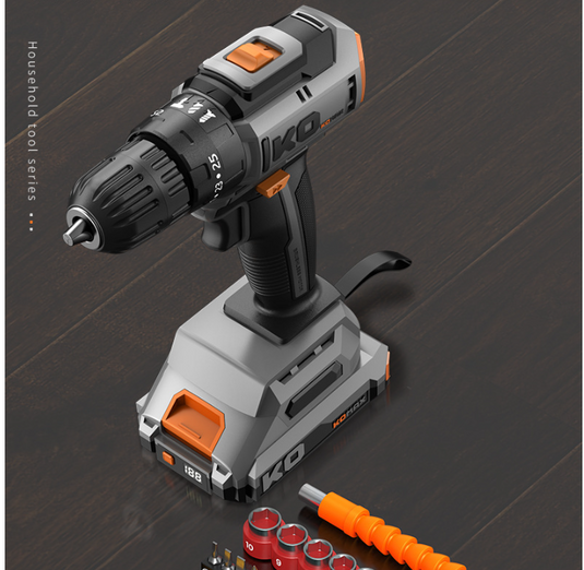 [Bundel Kit] Komax 21V V12 High Power Electric Rechargeable Cordless Hammer Drill Brushless Motor