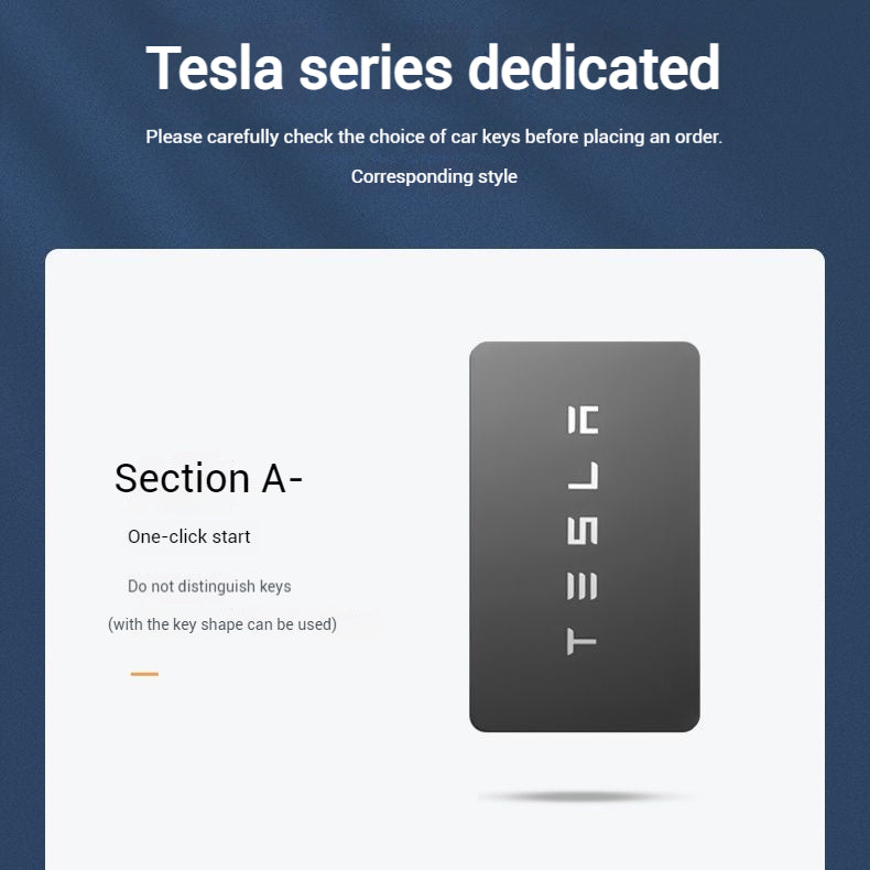 Cargue la imagen en el visor de la galería, Tesla Alloy-Framed Leather Card Key Case for Model 3 &amp; Model Y

