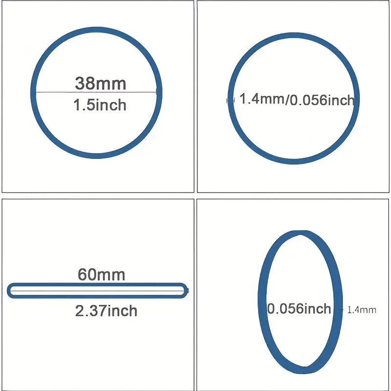 Cargue la imagen en el visor de la galería, [150PCS][38MM Diameter] Size 16 Rubber Bands Yellow 50G - Polar Tech Australia
