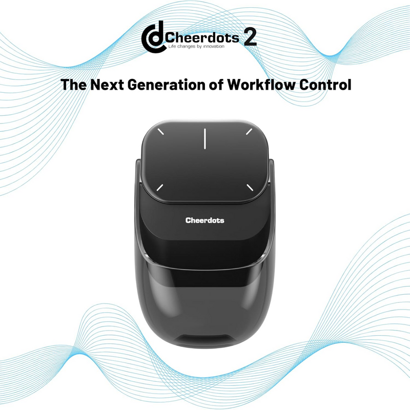 Load image into Gallery viewer, [Detachable] Cheerdots 2 Bluetooth Detachable Air Mouse Touchpad Mouse With Voice Recording - Polar Tech Australia
