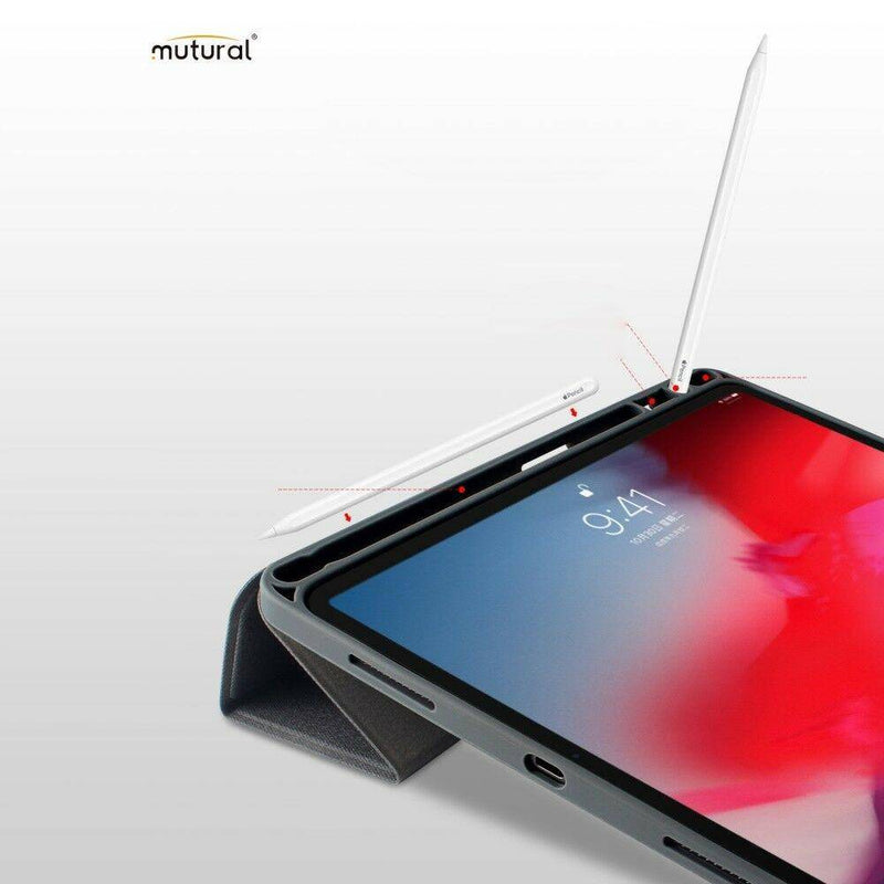 Chargez l&#39;image dans la visionneuse de la galerie, Apple iPad 7th(2019)/iPad 8th(2020)/iPad 9th(2021) 10.2&quot; &amp; Air 3 &amp; Pro 2 10.5“ Mutural Smart Stand PU Leather Business Style Case - Polar Tech Australia
