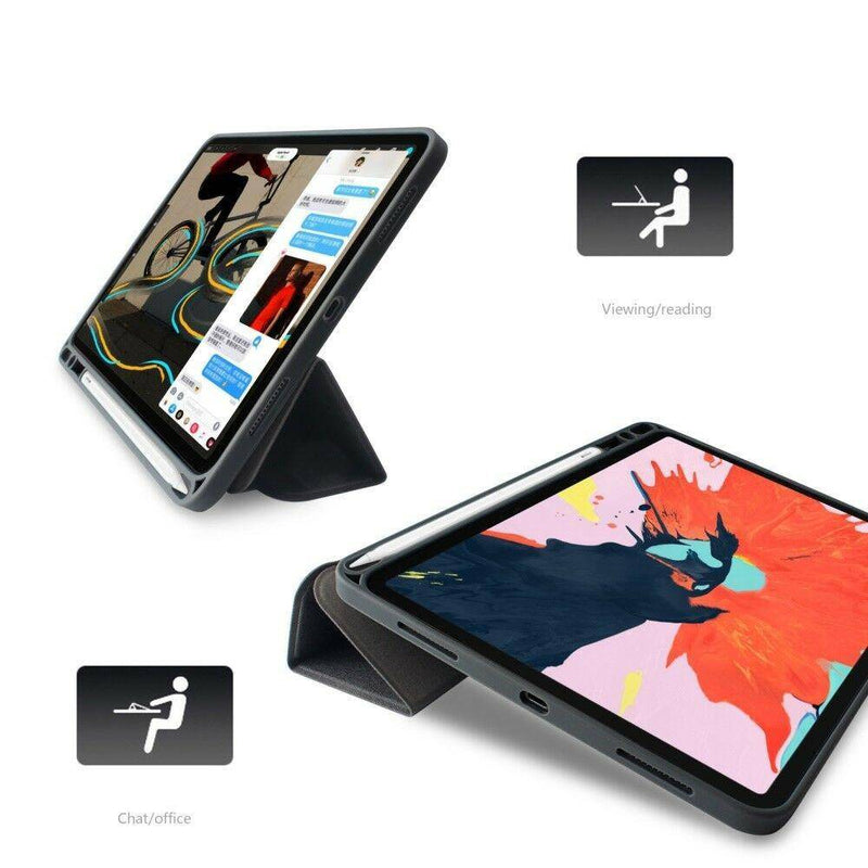 Chargez l&#39;image dans la visionneuse de la galerie, Apple iPad 7th(2019)/iPad 8th(2020)/iPad 9th(2021) 10.2&quot; &amp; Air 3 &amp; Pro 2 10.5“ Mutural Smart Stand PU Leather Business Style Case - Polar Tech Australia
