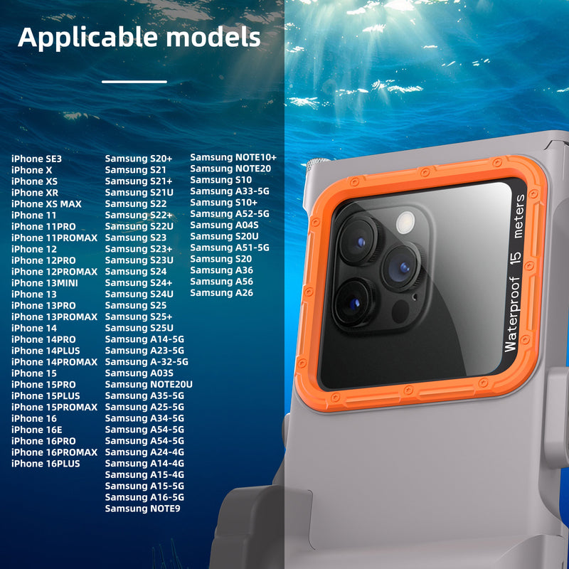 Load image into Gallery viewer, [Up to 6.9&quot;][Upgraded Version] Redpepper Universal 15m Depth (3rd Gen) Pro Diving Waterproof Phone Case With Bluetooth - i-Station Mobile Phone &amp; Electronic Device Repair and Accessories
